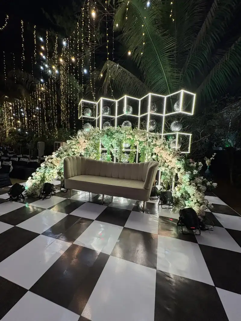 The Royal Lawn — evening setup
